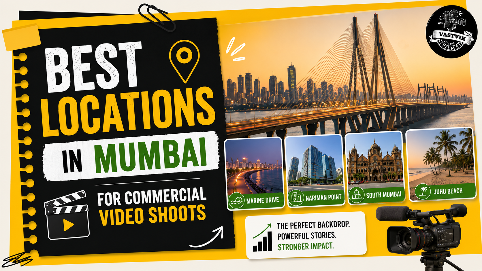 Best Locations in Mumbai for Commercial Video Shoots